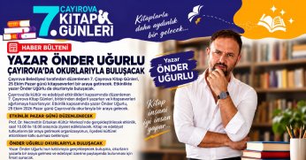 YAZAR ÖNDER UĞURLU, ÇAYIROVA KİTAP GÜNLERİ’NDE OKURLARIYLA BULUŞACAK
