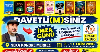 Gazeteci ve Yazar Mustafa Eranıl’dan Kocaeli Halkına Kitap Fuarı Daveti